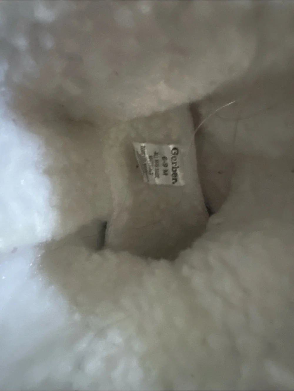 Gerber Pale Pink Plush-Lined Baby Booties